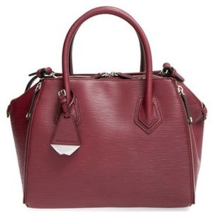 Rebecca Minkoff Perry Satchel in Burgundy